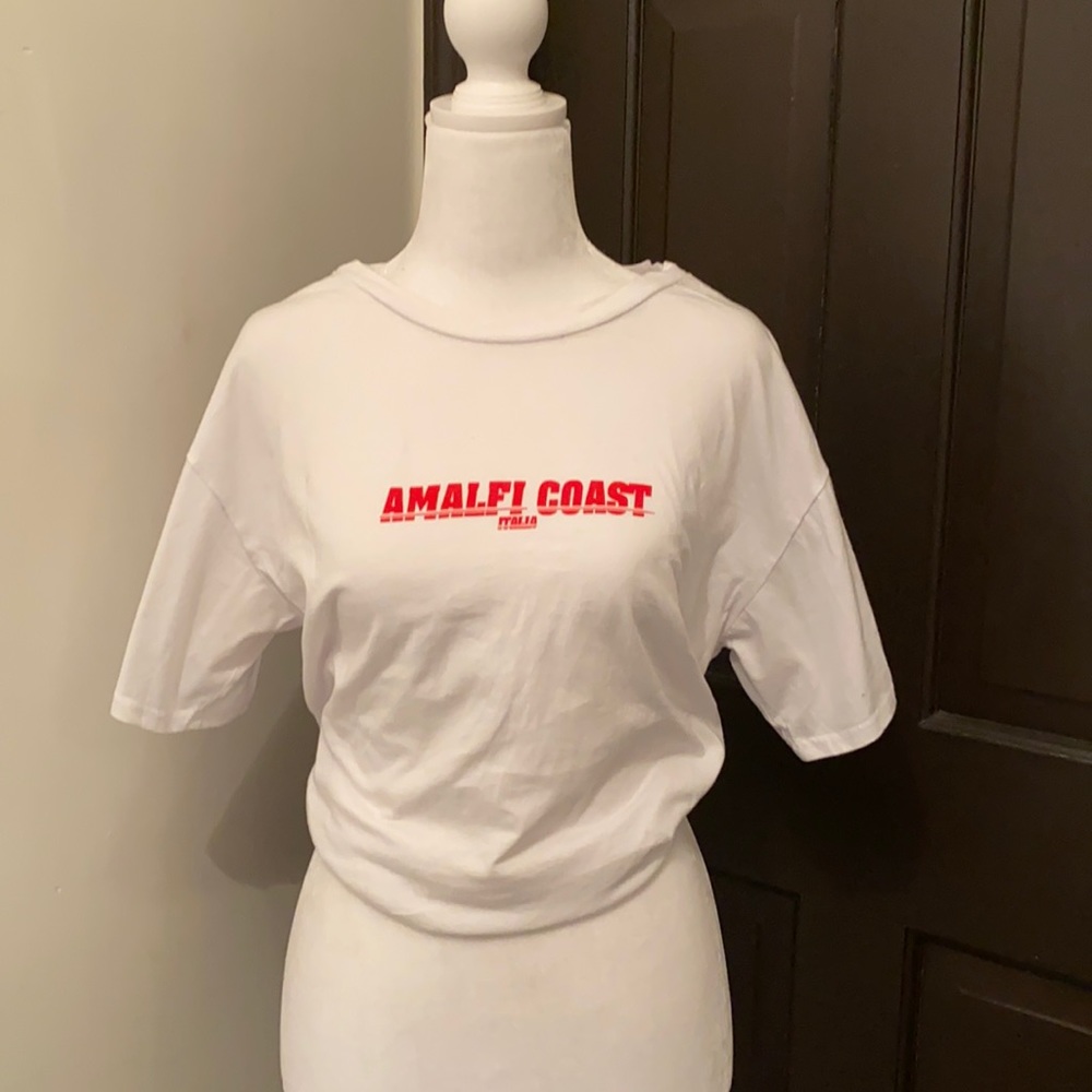Amalfi Coast Italia logo tee